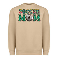 Mushroom soccer mom with leopard ball and serape leopard Heavyweight Sweatshirt - Artiststas