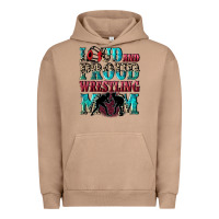 Pigment Burro Loud and proud wrestling Mom Mother's Day Urban Hoodie - CowGirlArtShop