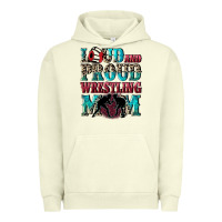 Pigment Pistachio Loud and proud wrestling Mom Mother's Day Urban Hoodie - CowGirlArtShop