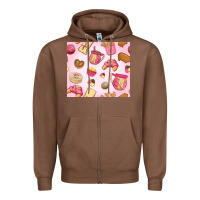 Chestnut mexican pan dulce Zipper Hoodie - MaliasSmallBusiness