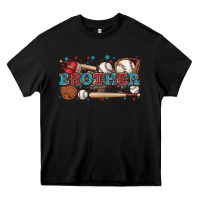 Black brother baseball Heavy Core Tee - Zillion Design Studio
