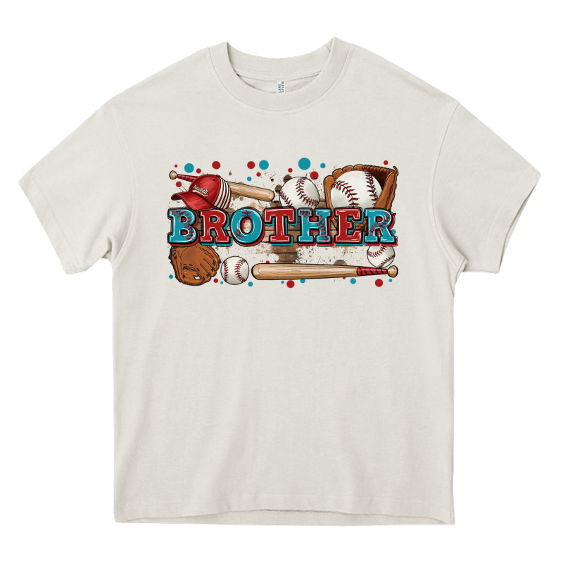 Brother Baseball Heavy Core Tee by Zillion Design Studio | Teevron