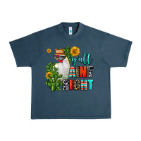 Midnight Navy y'all aint right Urban Heavy Tee - AdoDesignShop