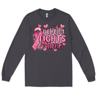 Smoke nobody fights alone cancer Long Sleeve Tee - MaliasSmallBusiness