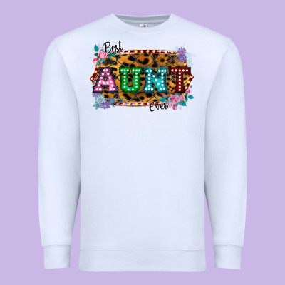 Best Aunt Ever! Premium Sweatshirt Designed By Bettercallsaul