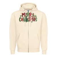 Sandshell merry christmas Zipper Hoodie - MaliasSmallBusiness