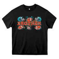 Black brother American football Heavy Core Tee - Zillion Design Studio