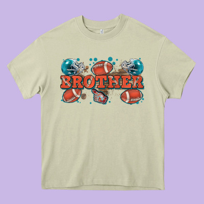 Brother American Football Heavy Core Tee Designed By Zillion Design Studio
