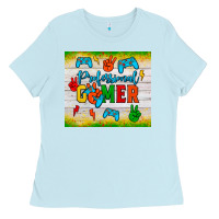 Baby Blue professional gamer Ladies Tee - JahusDesignShop