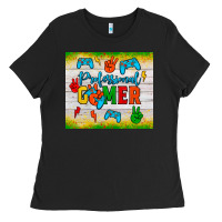 Black professional gamer Ladies Tee - JahusDesignShop