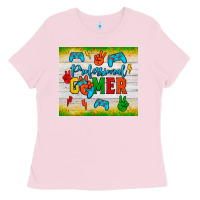 Bubblegum Pink professional gamer Ladies Tee - JahusDesignShop