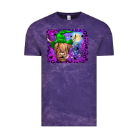 Cloud Purple highland cow halloween Vintage Tee - JahusDesignShop