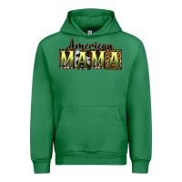 Emerald American Mama  Mother's Day Urban Hoodie - CowGirlArtShop