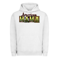 Pigment Lunar Rock American Mama  Mother's Day Urban Hoodie - CowGirlArtShop
