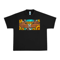 Black longhorn bull skull license plate Urban Heavy Tee - Artiststas