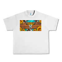 Lunar Rock longhorn bull skull license plate Urban Heavy Tee - Artiststas