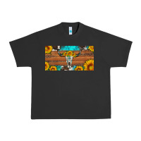 Pigment Black longhorn bull skull license plate Urban Heavy Tee - Artiststas