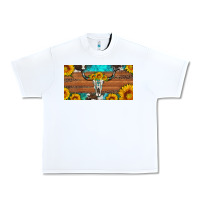 White longhorn bull skull license plate Urban Heavy Tee - Artiststas