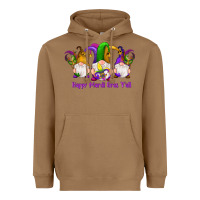 Happy Mardi Gras Y'all Gnomes Heavyweight Hoodie | Teevron