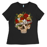 Black Be Afraid&Do It Anyway Ladies Tee - RanaPortraitStore