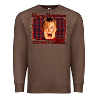 Chestnut Merry Christmas You Filthy Animal Premium Sweatshirt - Bettercallsaul