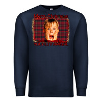 Navy Merry Christmas You Filthy Animal Premium Sweatshirt - Bettercallsaul