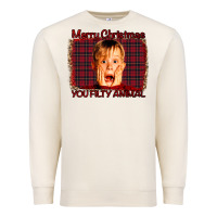 Sandshell Merry Christmas You Filthy Animal Premium Sweatshirt - Bettercallsaul