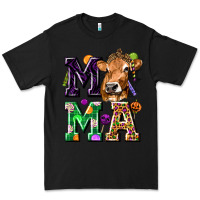 Black Mama Cow Halloween Premium Tee - texasbilliewilder