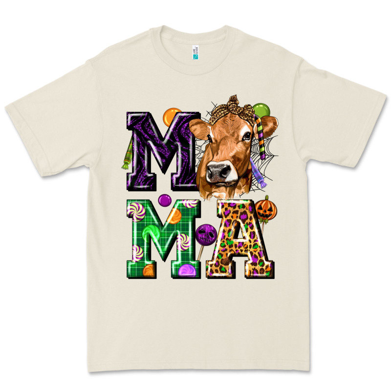 Mama Cow Halloween Premium Tee by texasbilliewilder | Teevron