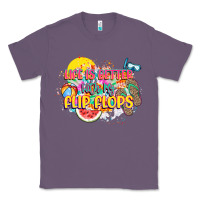 Lavender Life is better with my flip flops Classic Tee - NancyCooperArtShop