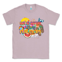 Lilac Life is better with my flip flops Classic Tee - NancyCooperArtShop