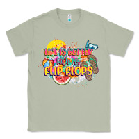 Matcha Life is better with my flip flops Classic Tee - NancyCooperArtShop