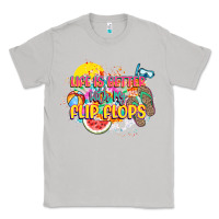 Moon Dust Life is better with my flip flops Classic Tee - NancyCooperArtShop