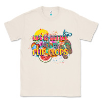 Natural Life is better with my flip flops Classic Tee - NancyCooperArtShop