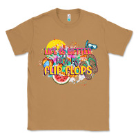 Toasted Coconut Life is better with my flip flops Classic Tee - NancyCooperArtShop