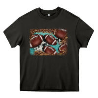 Asphalt American football leopard cowhide turquoise  leather background Heavy Core Tee - BarkalooDesign