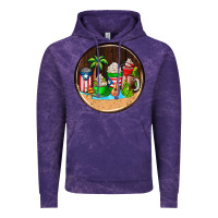 Cloud Purple puerto rico coasters Vintage Hoodie - AdoDesignShop