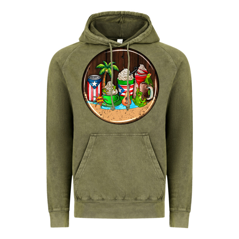 Puerto Rico Coasters Vintage Hoodie by AdoDesignShop | Teevron