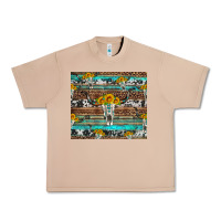 Burro longhorn bull skull cowhide leopard turquoise Urban Heavy Tee - Artiststas
