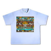 Grape Ice longhorn bull skull cowhide leopard turquoise Urban Heavy Tee - Artiststas