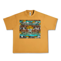 Peanut Butter longhorn bull skull cowhide leopard turquoise Urban Heavy Tee - Artiststas