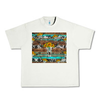 Pistachio longhorn bull skull cowhide leopard turquoise Urban Heavy Tee - Artiststas