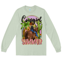 Matcha cowgirl summer Long Sleeve Tee - MaliasSmallBusiness