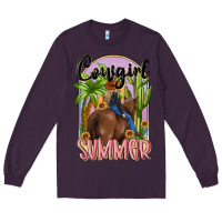 Plum cowgirl summer Long Sleeve Tee - MaliasSmallBusiness