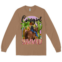 Toasted Coconut cowgirl summer Long Sleeve Tee - MaliasSmallBusiness