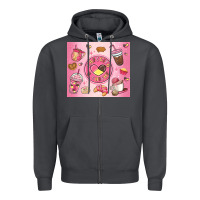 Smoke cafecito y chisme Zipper Hoodie - MaliasSmallBusiness
