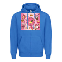 True Royal cafecito y chisme Zipper Hoodie - MaliasSmallBusiness