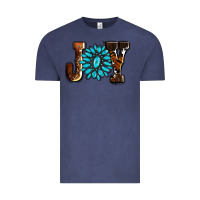 Vintage Denim joy with gemstone ado Vintage Tee - AdoDesignShop