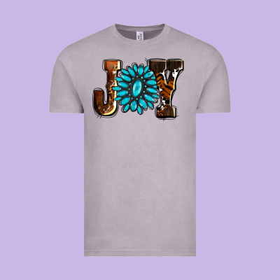 Joy With Gemstone Ado Vintage Tee Designed By Adodesignshop