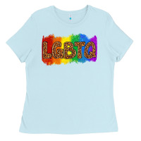 Baby Blue lgbtq Ladies Tee - texasbilliewilder